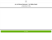 Tablet Screenshot of jinjinchinesefl.com